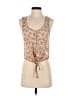 New Look Tan Sleeveless Blouse Size 14 - photo 1