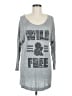 Freebird 100% Rayon Gray Long Sleeve Top Size M - photo 1