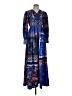 Dalia Macphee Paisley Blue Casual Dress Size S - photo 1