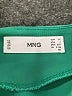 MNG 100% Polyester Solid Green Casual Dress Size 2 - photo 7