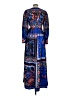 Dalia Macphee Paisley Blue Casual Dress Size S - photo 2