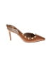 Valentino Garavani 100% Leather Brown Rockstud Slingback Pumps Size EU 37 - photo 1