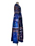 Dalia Macphee Paisley Blue Casual Dress Size S - photo 4
