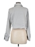 Zara Metallic Gray Long Sleeve Blouse Size M - photo 2