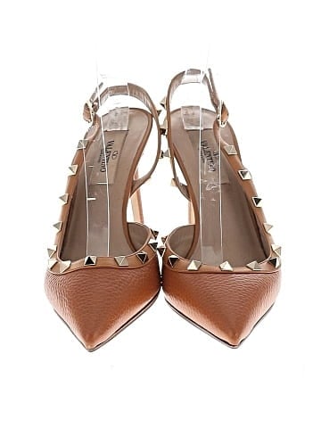 Valentino Garavani Rockstud Slingback Pumps (view 2)