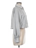 Zara Metallic Gray Long Sleeve Blouse Size M - photo 4