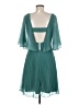 ASOS 100% Polyester Teal Cocktail Dress Size 6 - photo 2
