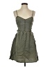 Express Solid Green Casual Dress Size S - photo 1
