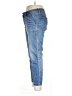 White House Black Market Chevron-herringbone Blue Jeans Size 12 - photo 5