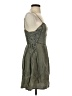Express Solid Green Casual Dress Size S - photo 4