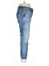 White House Black Market Chevron-herringbone Blue Jeans Size 12 - photo 4