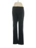 Ecru Solid Black Gray Active Pants Size 4 - photo 1