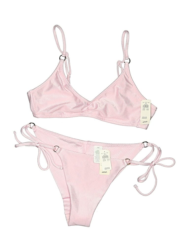 Aerie Two Piece Swimsuit In Pink