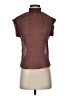 Monteau 100% Polyester Brown Short Sleeve Top Size S - photo 1