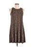 Old Navy Animal Print Brown Casual Dress Size M - photo 1