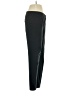 Ecru Solid Black Gray Active Pants Size 4 - photo 4