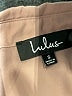 Lulus 100% Polyester Tan Short Sleeve Blouse Size S - photo 7