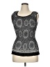 DressBarn 100% Polyester Silver Sleeveless T-Shirt Size XL - photo 1