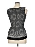 DressBarn 100% Polyester Silver Sleeveless T-Shirt Size XL - photo 2