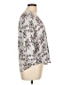 Fun2Fun 100% Rayon Gray 3/4 Sleeve Blouse Size L - photo 4