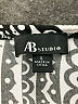 AB Studio Paisley Black Silver Casual Dress Size L - photo 7