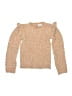 Nicole Miller New York Tweed Tan Pullover Sweater Size L (estimated, youth) - photo 1