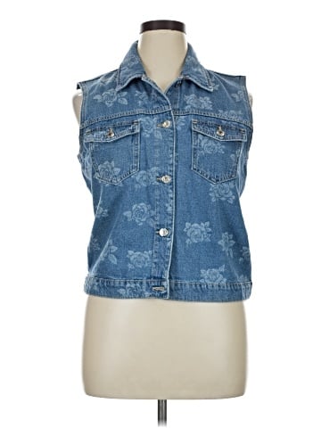 Vero Moda Denim Vest (view 1)