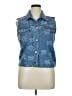 Vero Moda Blue Denim Vest Size XL - photo 1