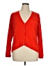 H By Halston Red Cardigan Size XL - photo 1