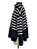 Gap 100% Cotton Stripes Blue Turtleneck Sweater Size S - photo 5