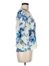 W5 100% Polyester Blue 3/4 Sleeve Blouse Size M - photo 4