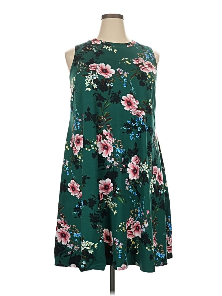 Pre-owned Fortune + Ivy Casual Dress In Green