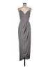 Shona Joy 100% Polyester Gray Cocktail Dress Size 8 - photo 1