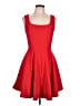 Lulus Solid Red Cocktail Dress Size L - photo 1