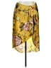 ASOS 100% Polyester Floral Yellow Casual Skirt Size 14 - photo 1