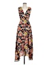 ModCloth 100% Polyester Floral Black Casual Dress Size M - photo 1