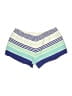 Gap Fit 100% Cotton Stripes Blue Athletic Shorts Size M - photo 2