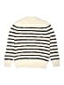 Crewcuts 100% Cotton Stripes Ivory Pullover Sweater Size 14 - photo 2