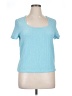 Time and Tru Teal Short Sleeve Top Size XL - photo 1