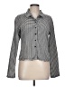 I. Joah Houndstooth Black Long Sleeve Blouse Size L - photo 1