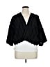A New Day 100% Polyester Black Kimono Size 1X (estimated) - photo 1