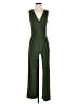 NY Collection Solid Green Jumpsuit Size XS (petite) - photo 1