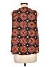 Wishful Park 100% Polyester Orange Sleeveless Blouse Size L - photo 2