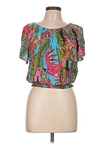 RACHEL Rachel Roy Short Sleeve Blouse (view 1)
