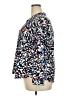 Zac & Rachel Print Blue Long Sleeve Blouse Size 2X - photo 5
