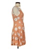 Forever 21 Floral Orange Casual Dress Size S - photo 4