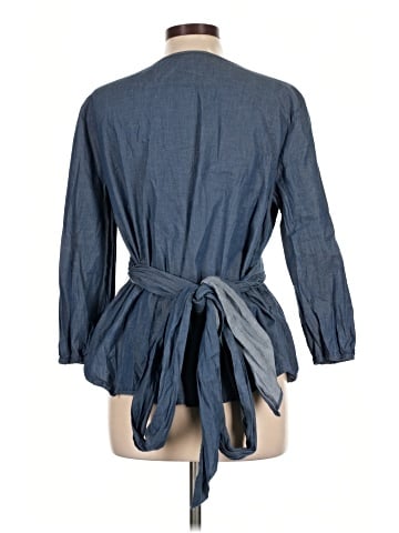 7th Avenue Design Studio New York & Company 3/4 Sleeve Blouse (view 2)