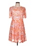 LOVE X DESIGN Print Orange Cocktail Dress Size L - photo 1