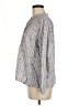 Purejill Gray Long Sleeve Blouse Size Med Petite - photo 5