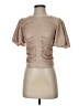 Express Tan Short Sleeve Top Size XS - photo 1
